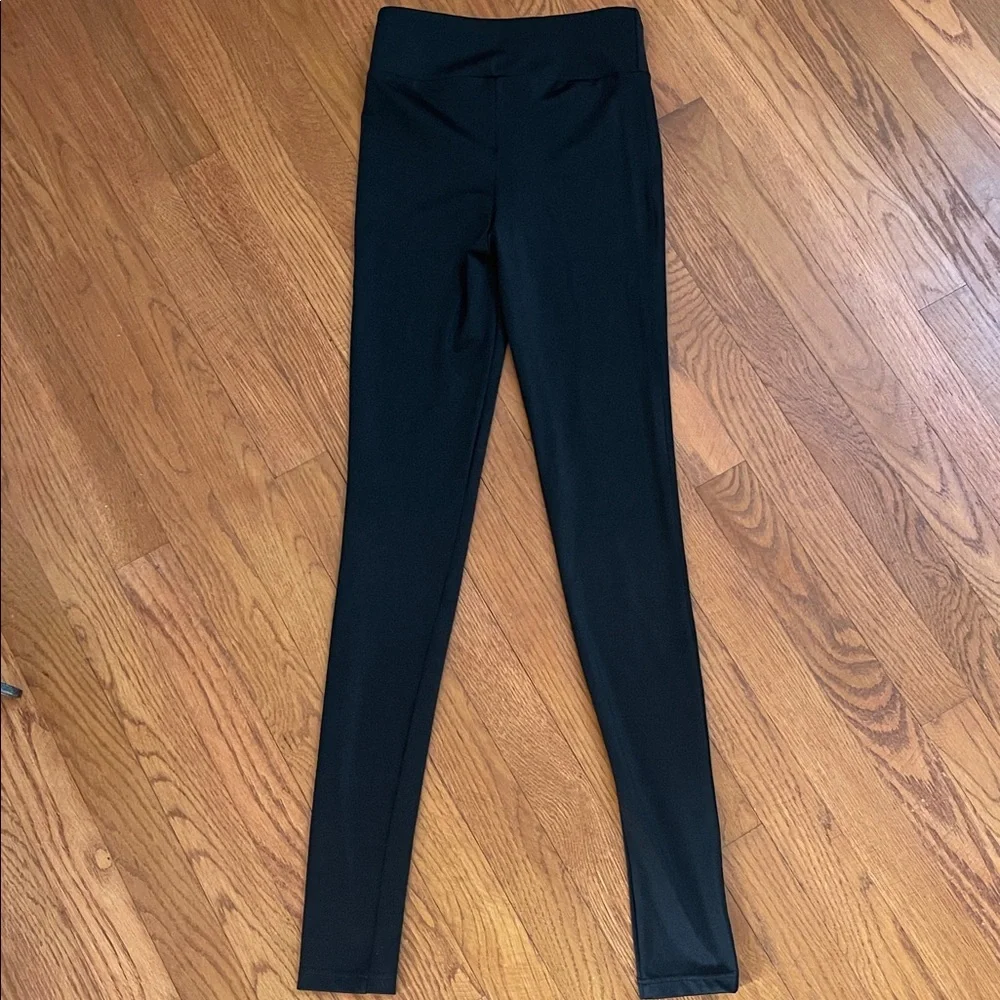Balera Dancewear women’s black full length leggings, adult small - Picture 2 of 4